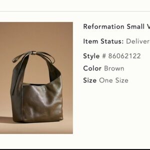 Reformation Small Vittoria Tote